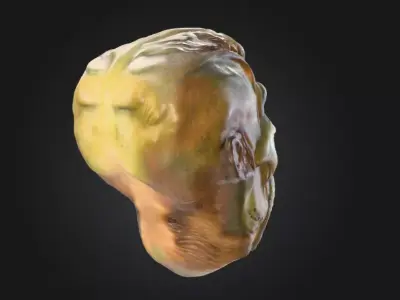 Alien Creature Low-poly 3D model 2