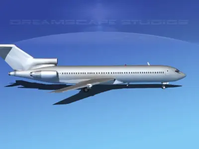 Boeing C-22B Bare Metal 3D model