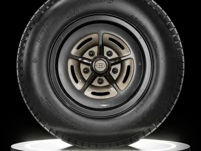 Dunlop 224 CR65 600L 15 R7 Revamped 3D model