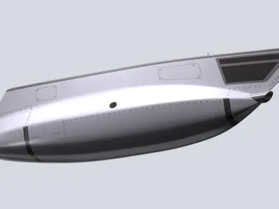 Gun Pod for F-35 3D model