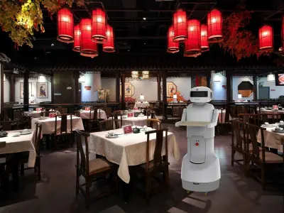 Server robot 3D model