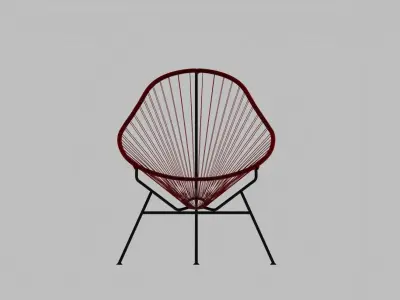 Original Acapulco Chair Free 3D model
