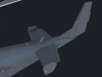 Helicopter Ka-50 Low-poly 3D model