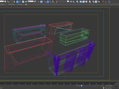 RECEPTIONS 3DS MAX 2015 5 MODEL 3D model