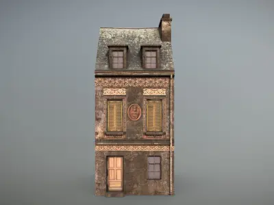 Forgotten House 5 Low-poly 3D model