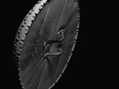 Spartan shield 3D model 3D model