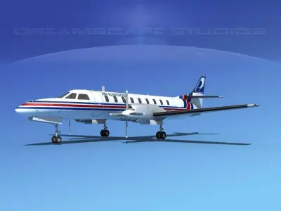 Swearingen SA226 Air Albatross 3D model