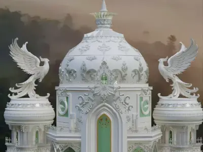 Beautiful Palace 3d Design 3D model