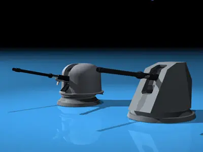 Navy guns 3D model
