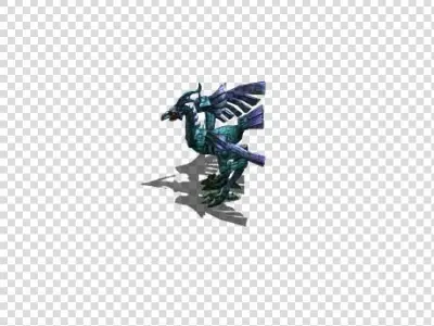 Organ bird   game bird   Low-poly 3D model