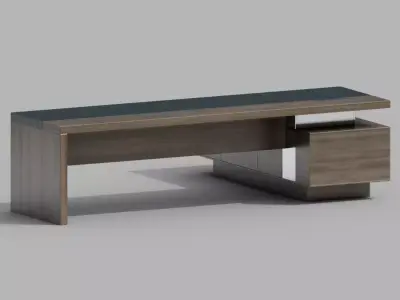 Pristona Office Desk Free 3D model