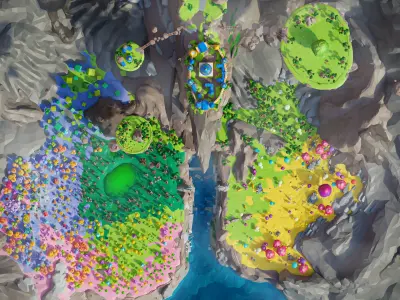 Fantasy Low-poly 3D model