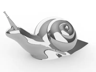 mini snail 3D print model