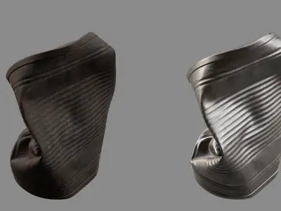 Crushed Food Can 06 3D model