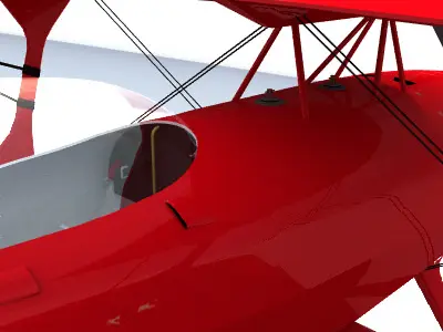 Pitts Custon Aerobatic Plane 3D model