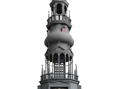Oude Kerk 3D model