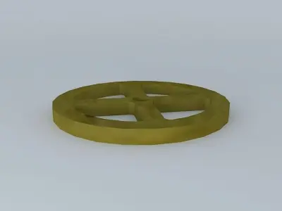 Relieved wheel 3D model