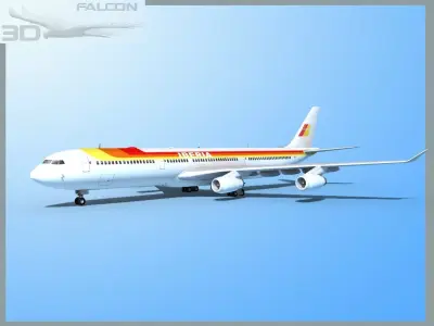 Falcon3D A340-600 Iberia 3D model