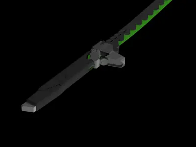 Genji Sword-Overwatch Low-poly 3D model