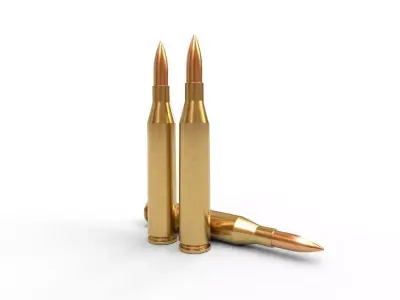 65x68mm Ammo Low-poly 3D model