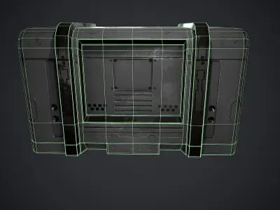 Sci-Fi Create Low-poly 3D model