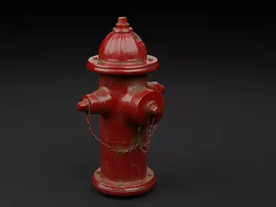 Fire Hydrant Free low-poly 3D model