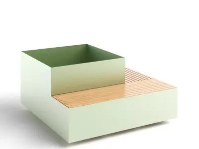Seating  Planter 3D model purchase