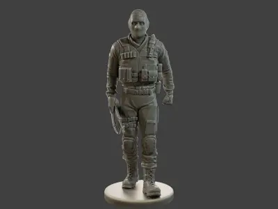 CzechSlovak Police Tactical Unit CPTU2 008 3D print model