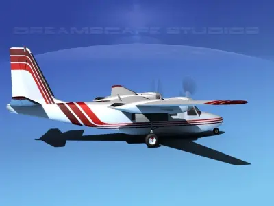Rockwell Aero Commander 560 V13 3D model