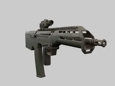 M16 gun Low-poly 3D model