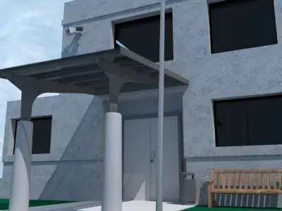 Air Traffic Control Tower 3D model