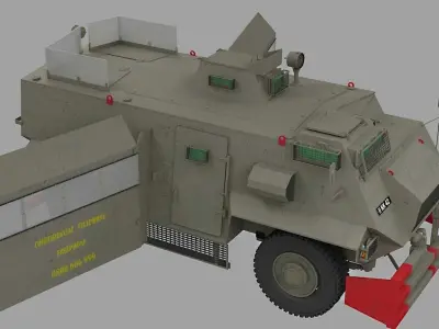 AT 105 SAXON PATROL - NORTHERN IRELAND 3D model