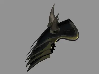 Shoulder Armor Sculpt 3D model