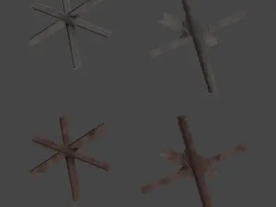 Military Hedgehog Low-poly 3D model