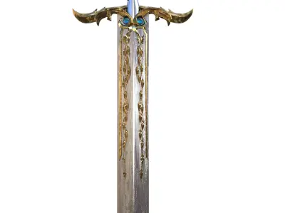 tree of angel Low-poly 3D model