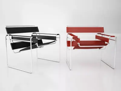 Knoll Wassily Chair 01 Free 3D model