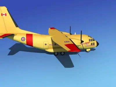 Alenia C-27A Spartan RCAF 3D model