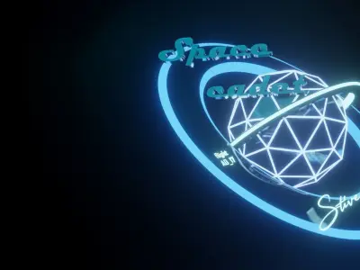 space cadet Low-poly 3D model