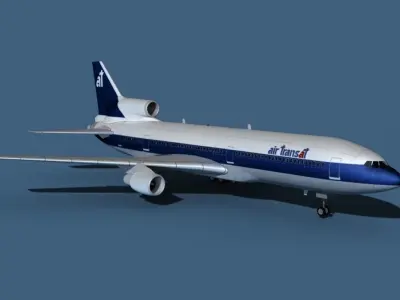 Lockheed L-1011-50 Air Transat 1 3D model