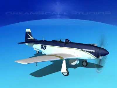 P-51 Mustang Sport V10 3D model