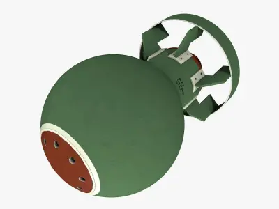 Bomb 3d model 3D model