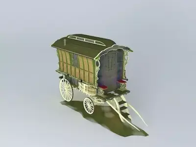 Romany Caravan LEDGE Excec Style Free 3D model