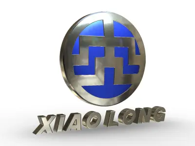 xiao long logo 3D model