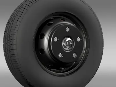 Ashok Leyland wheel 3D model