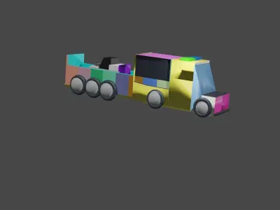 truck dry  fight 3 3D model