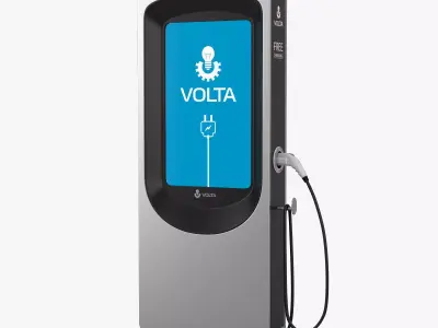Volta Electric Vehicle Charger 3D model