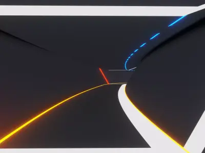 Neon Tunnel 3D model
