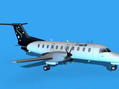 Embraer EMB120 Airnorth Australia 3D model