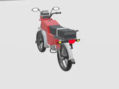 Loly Poly Super Power Bike free download Free low-poly 3D model