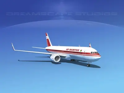 Boeing 767-300 Air Mauritius 1 3D model